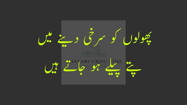 Phool poetry in Urdu 2 lines