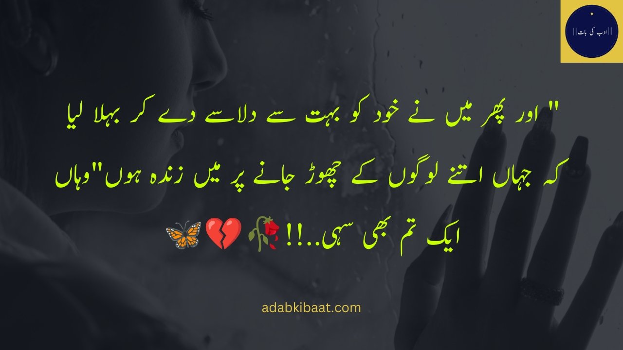 100+ Best Sad poetry in Urdu with Picture