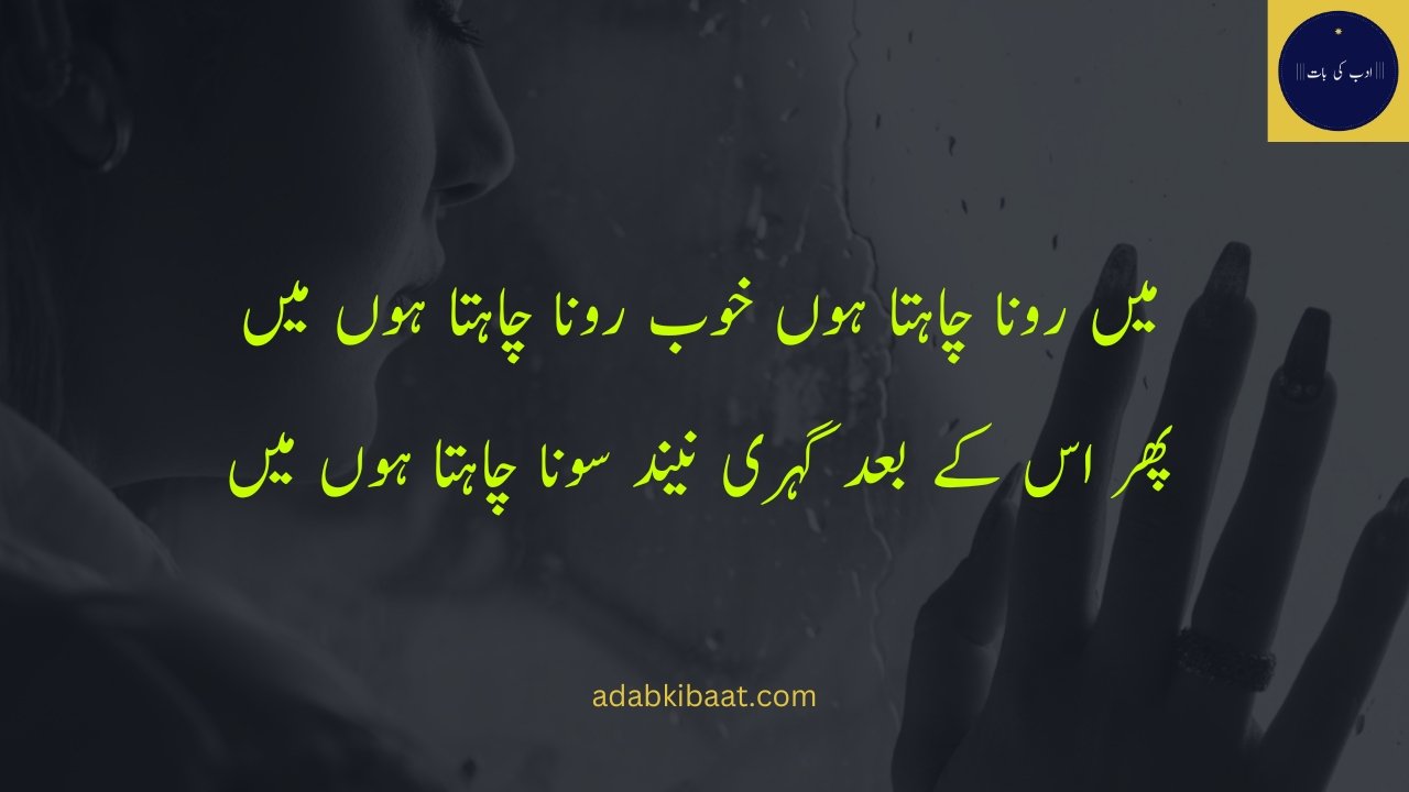 Sad poetry in Urdu