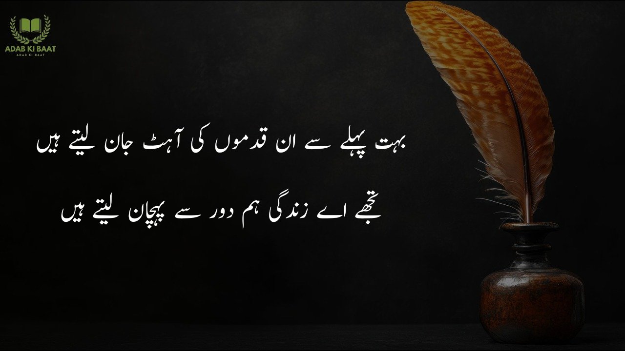 Poetry in Urdu 2 lines 