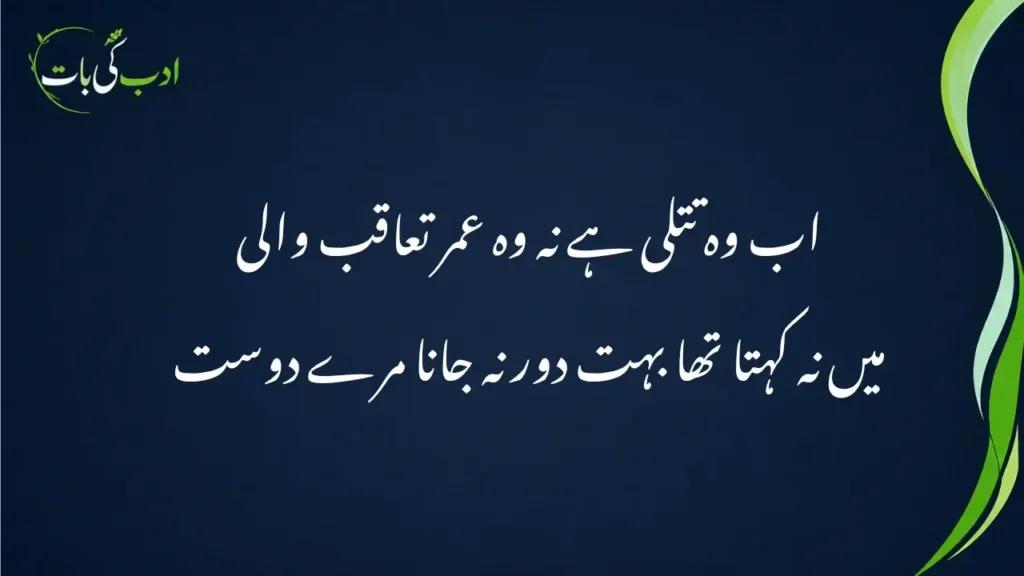 heart touching friendship poetry in urdu
