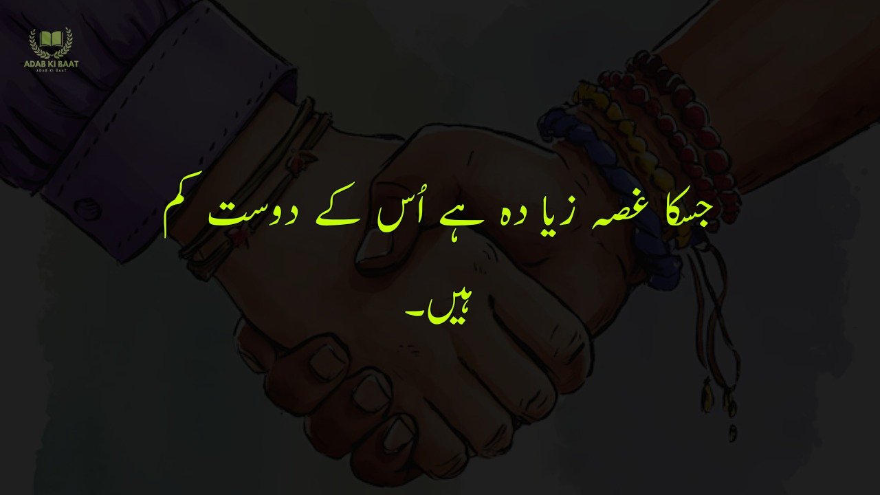 Friendship Quotes in Urdu