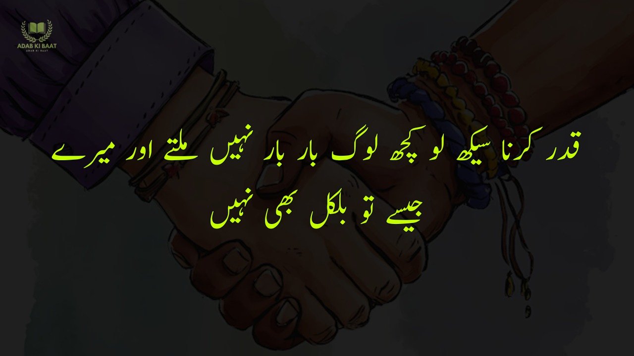 Friendship Quotes in Urdu