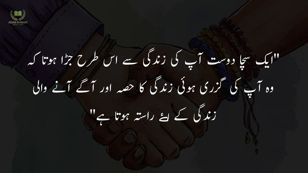 Friendship Quotes in Urdu