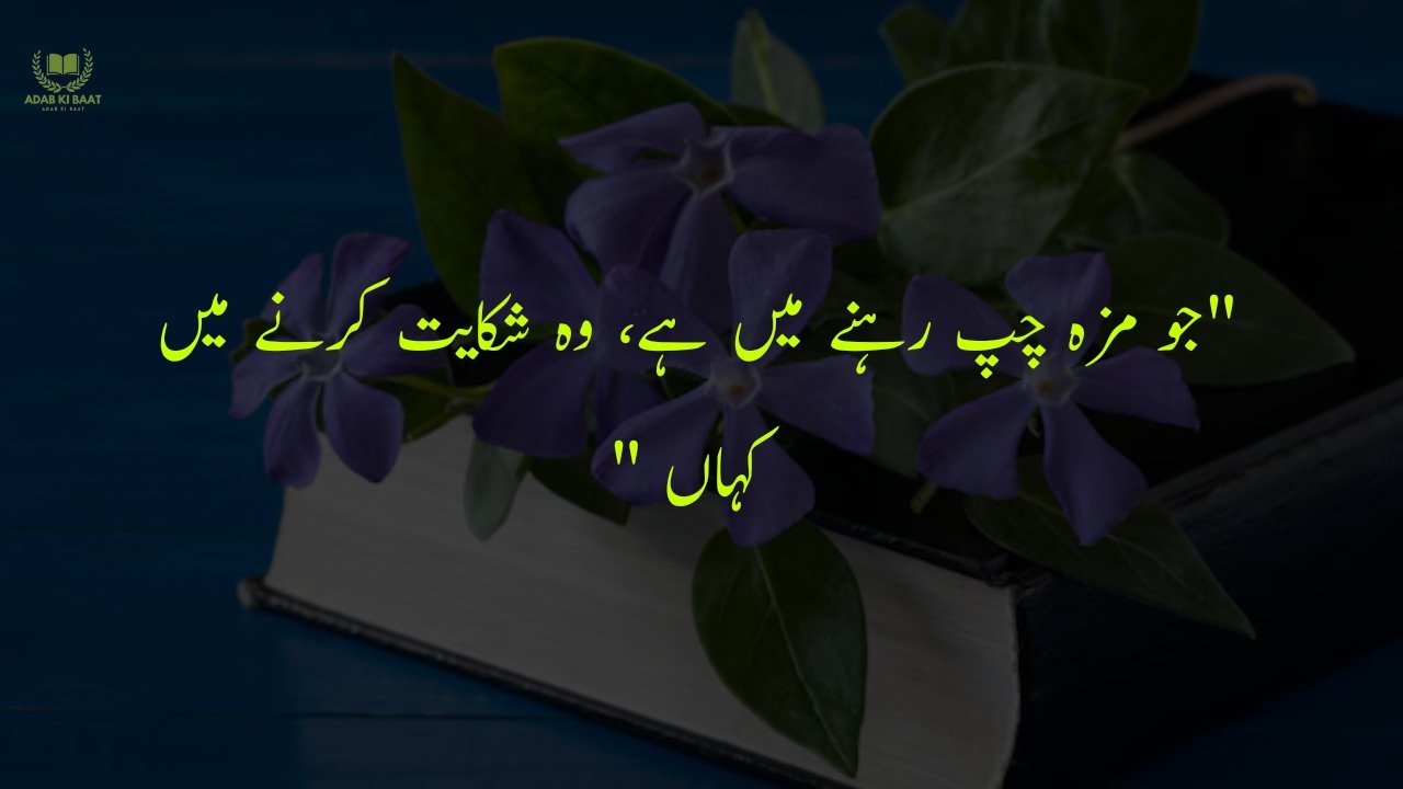 One Line Quotes in Urdu