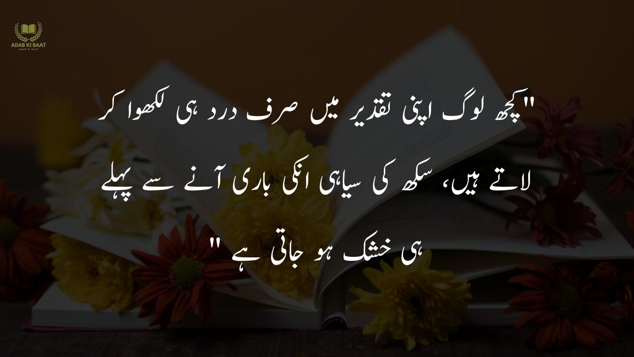 One Line Quotes in Urdu