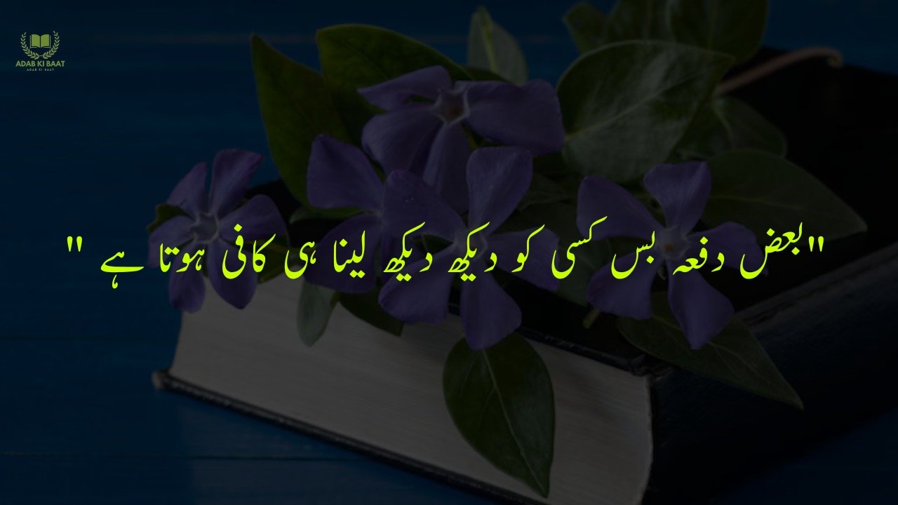 One Line Quotes in Urdu