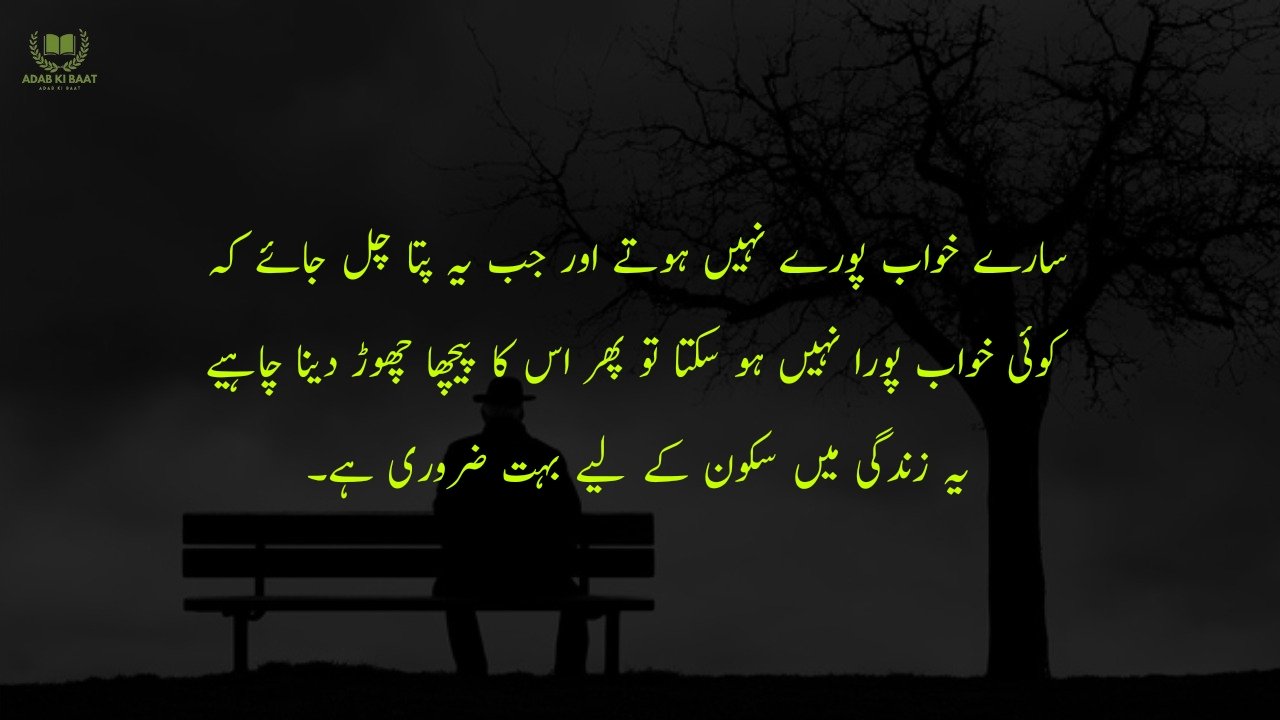 Sad Quotes in Urdu