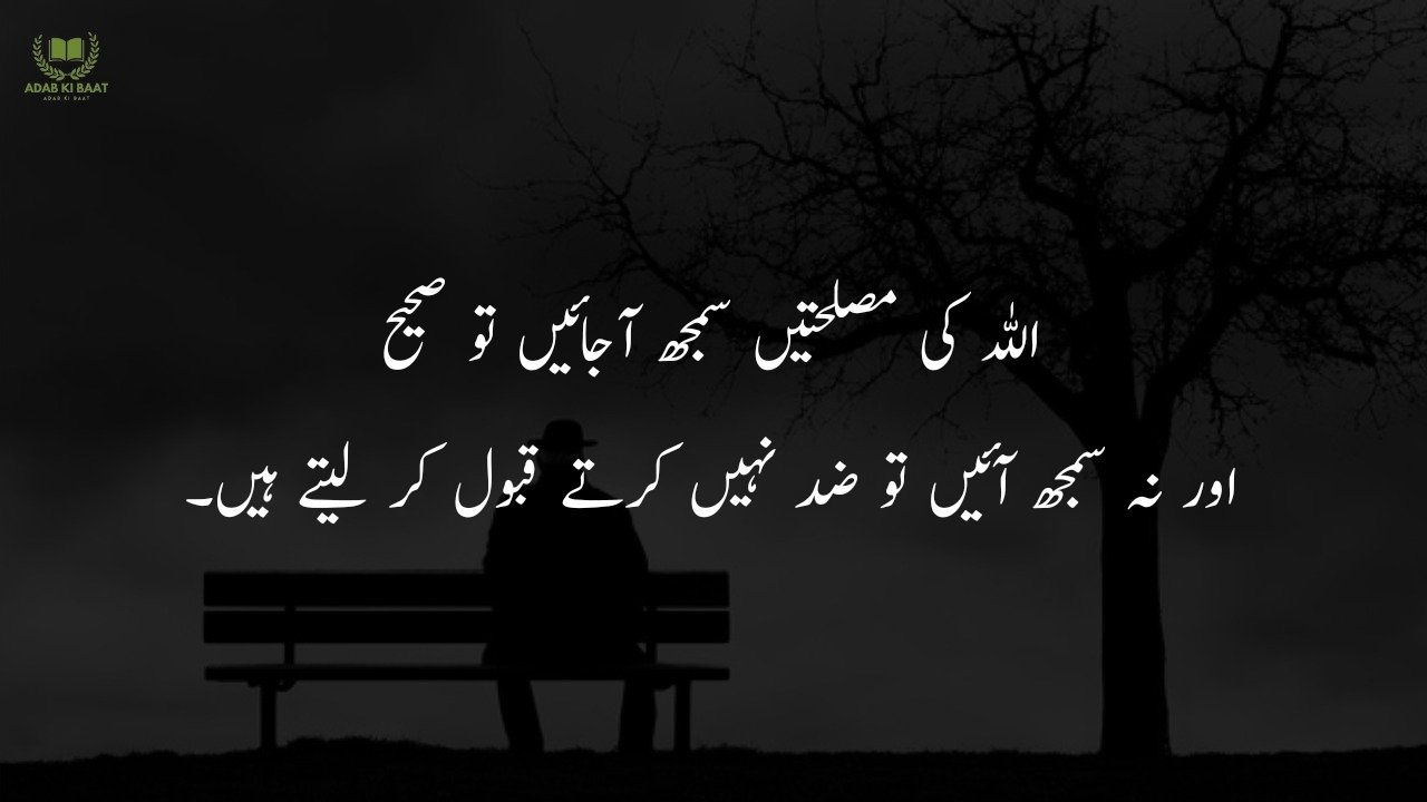 Sad Quotes in Urdu