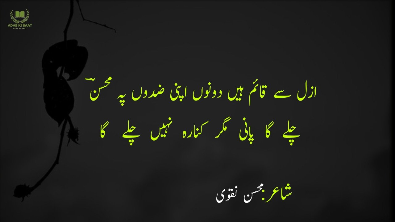 Mohsin Naqvi Poetry in Urdu