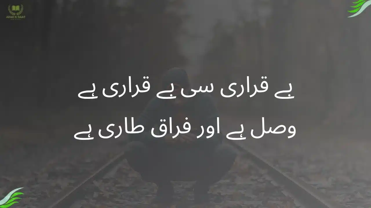 Be-Qarari Si Be-Qarari Hai-Jaun Eliya Ghazal 1 be-qarari si be-qarari hai