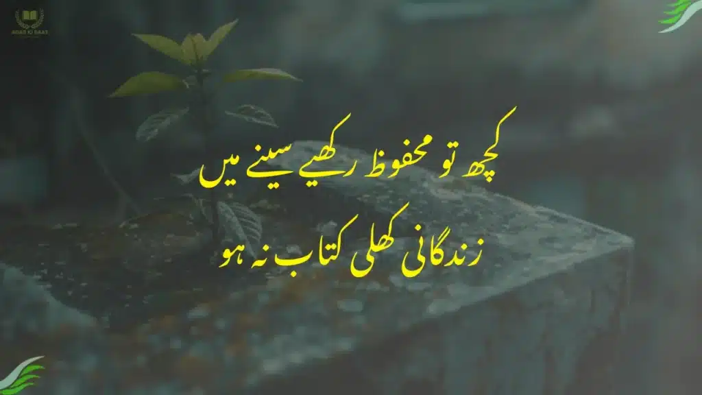 Poetry About Life in Urdu 2 Lines Two line poetry about life in Urdu – short zindagi shayari for status