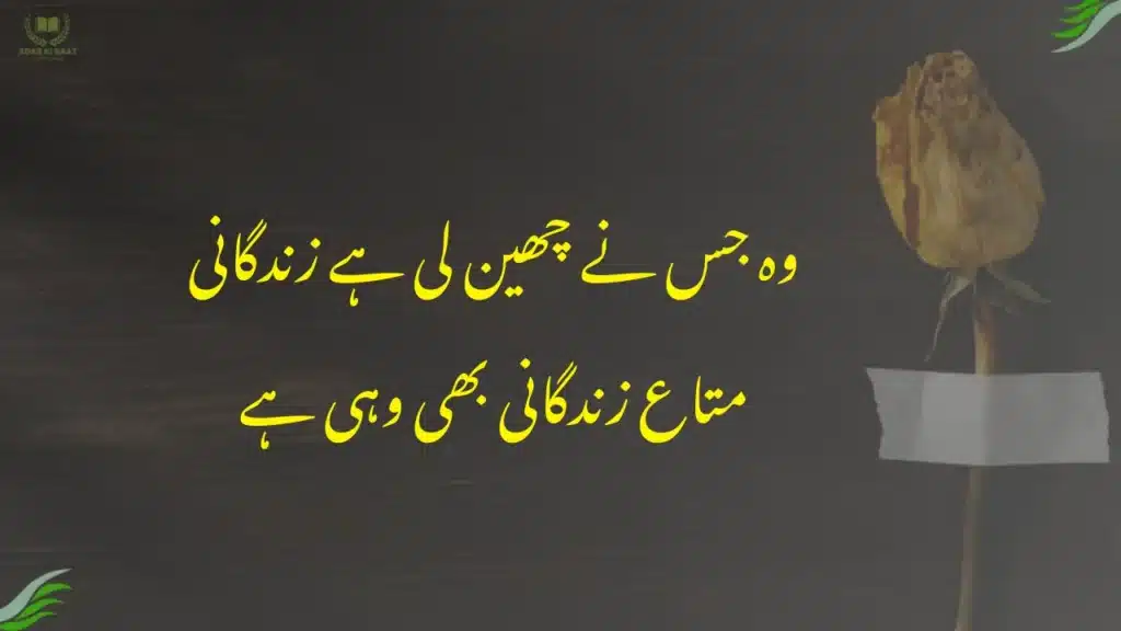 Zindagi Poetry by Famous Poets Poetry about life in Urdu by Ghalib, Iqbal and Jaun Elia – classic zindagi poetry