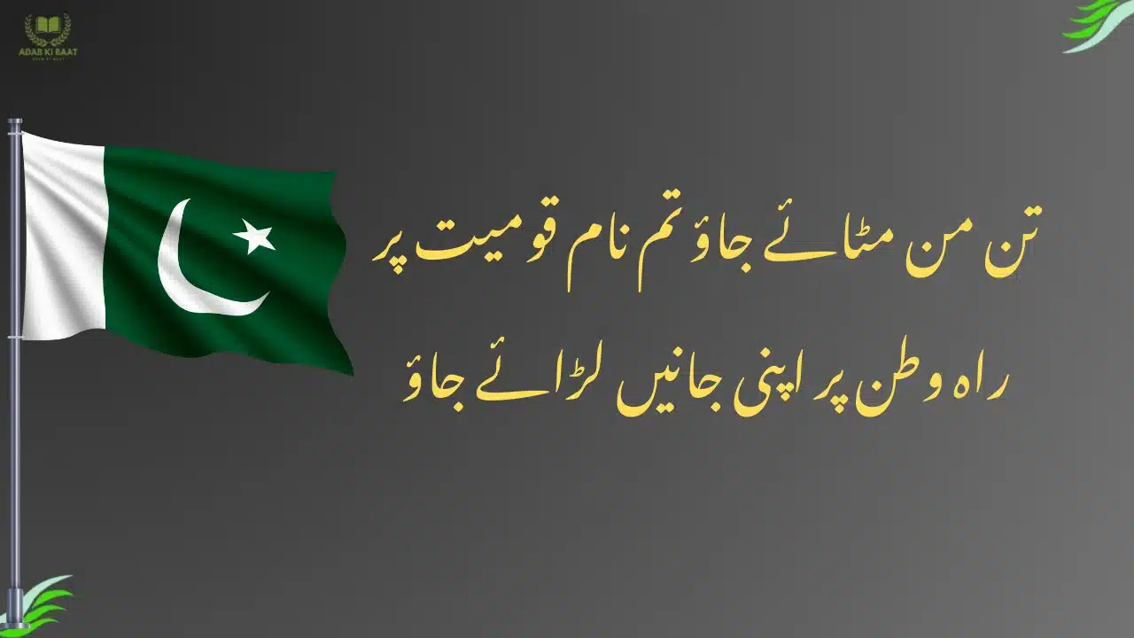 14 August Poetry in Urdu (Patriotic Shayari)