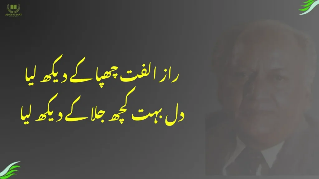 raaz-e-ulfat chhupa ke dekh liya