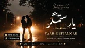 Yaar e Sitamgar Novel PDF Download