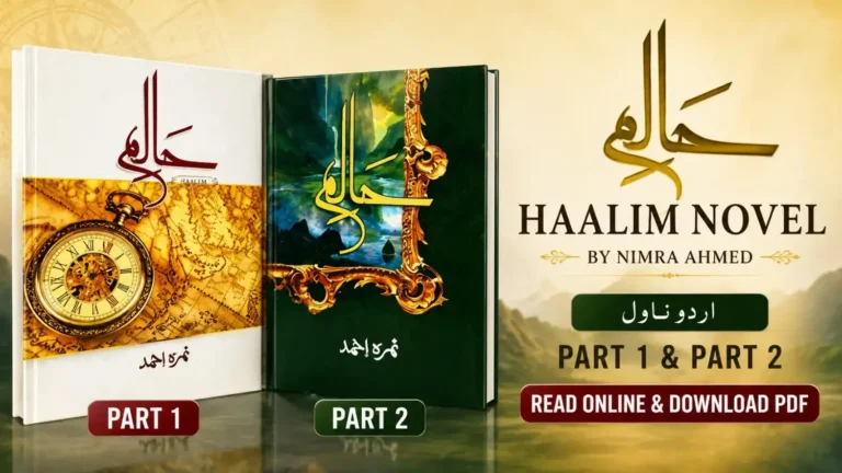 Haalim Novel by Nimra Ahmed Part 1 and Part 2 PDF Download with original book covers